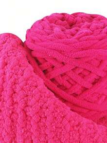 1/2/3/5 Rolls, Approx 90-100g/Pc Ice Bar Braided Single Strand Chunky Yarn For DIY Scarf, Bag, Slippers, Dolls, Blankets, Cushions, Plush Toys (Random Color)