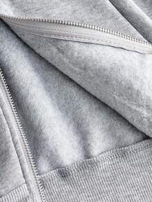 PAVTROS Áo hoodie thêu chữ 3D phong cách đường phố phổ biến của INS dành cho nam, thích hợp cho các lễ hội âm nhạc ngoài trời, hộp đêm, quán bar, quà tặng bạn trai/chồng, quà kỷ niệm, áo nỉ xám nhạt, áo hoodie có khóa kéo cho nam, áo hoodie có khóa kéo màu xám, áo hoodie tích cực, áo hoodie họa tiết tích cực, áo hoodie họa tiết chữ cái, áo khoác hoodie có khóa kéo, thu đông - Màu Xám nhạt - Xem 7