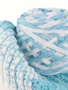 1/2/3/5 Rolls, Approx 90-100g/Pc Ice Bar Braided Single Strand Chunky Yarn For DIY Scarf, Bag, Slippers, Dolls, Blankets, Cushions, Plush Toys (Random Color)