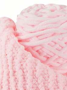 1/2/3/5 Rolls, Approx 90-100g/Pc Ice Bar Braided Single Strand Chunky Yarn For DIY Scarf, Bag, Slippers, Dolls, Blankets, Cushions, Plush Toys (Random Color)