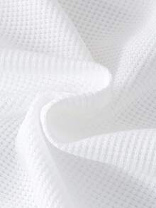 SHEIN Set de 2 piezas: Sudadera de cuello redondo de manga larga con textura floral blanca y pantalones acampanados rosas para niñas, un conjunto lindo y elegante, cómodo para primavera y verano