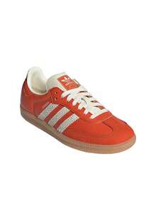 Adidas Samba OG Women's Sneakers Collegiate Orange / Cream White / Gum JI2063 - Collegiate Orange / Cream White / Gum - View 5