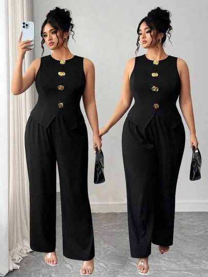 Elenzga Conjunto de talla grande de Halloween