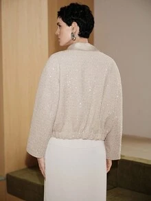 Uhlyne 万圣节女式夹克 - 米色 - 查看 2