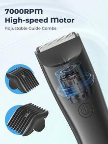 Teckwe Powerful, Full Body Shaver, Men's Body Trimmer, Electric Shaver For Pubic Hair, Chest, Legs, Waterproof & Rechargeable, Perfect Gift Travel Halloween Party