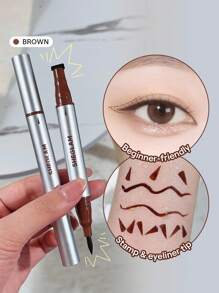 SHEGLAM Wing It 防水眼線筆雙棕色高色度霧面眼線筆速乾超細防水防汗 3 種顏色初學者可混合順滑眼妝 品牌 美容 化妝 化妝品 適合女性與女孩 完美搭配夏季春季 Y2K 時尚 流行 生日 母親節禮物 假期 派對準備就緒 最佳顏色 - 棕色 - 查看 1