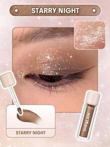 SHEGLAM Airglow Eye Tint-Starry Night Brand Beauty Makeup Face Paint Cosmetic For Women Girls Perfect For Winter Ideal For Y2K Fancy Fashion Suitable For Birthday Gift Party Ready Best Color - Starry Night - View 4
