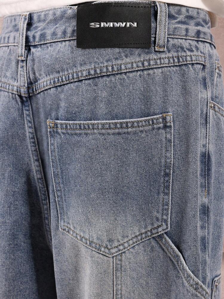 Wide Leg Carpenter Denim With Tool Pockets