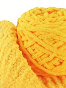 1/2/3/5 Rolls, Approx 90-100g/Pc Ice Bar Braided Single Strand Chunky Yarn For DIY Scarf, Bag, Slippers, Dolls, Blankets, Cushions, Plush Toys (Random Color)