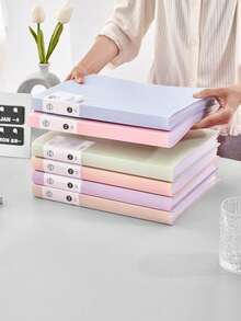 A4 Clear Insert Page File Folder, Student Specific, Exam Paper, Music Sheets, Certificate Collection, Office Document Holder, Loose-Leaf Binder,Back To School,School Supplies