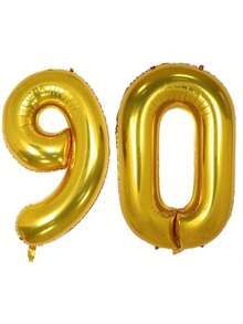 Large Metallic Foil Helium Quality Golden Balloons For Wedding Party Decorations Anniversary Celebration Birthday Bridal Shower Balloons Bulk Gold Decor