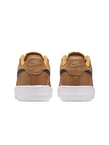 Nike Air Force 1 Unisex Kids Sneakers Wheat / Club Gold / White / Anthracite CT3839-700 - Marron fonçé - Voir 3