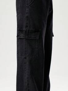 SHEIN Explorewe 青少年男孩户外休闲工装牛仔裤