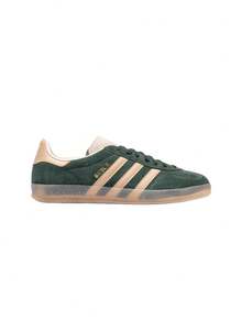 Adidas Gazelle Indoor Men's Sneakers Shadow Green / Warm Sandstone / Wonder White JH5402 - Shadow Green / Warm Sandstone / Wonder White - View 1