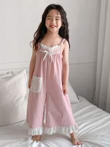 Dazy Kids Young Girl' Fall Jumpsuit - Pink - View 1