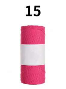 160克/卷蕾丝钩针纱棉麻线粗麻线圆股空心棉纱粗DIY帽子手工编织 - 彩色 - 查看 32