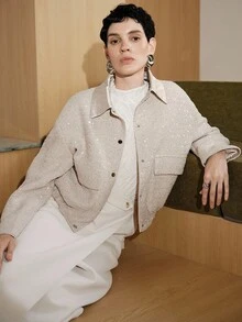 Uhlyne 万圣节女式夹克 - 米色 - 查看 1