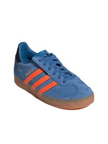 Adidas Gazelle Comfort Closure Kids Sneakers Focus Blue / Solar Orange / Core Black JQ7836 - Focus Blue / Solar Orange / Core Black - View 3