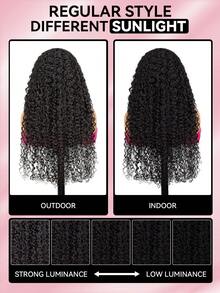 TrueHD Glueless Hd Lace Front Water Wave Long Length 6 X 4 18-28 Inch 180% Lace Closure Wigs Pre Plucked Hairline Wear & Go Beginner Friendly For Women Vacay Vibes Active Energy Travel Essential Holiday Outfits Bridesmaid Gifts Sport Vacation Travel Festival Outdoor Cosplay Campus Beach Perfect For The Weekend Ready Look Valentine's Day Human Hair Lace Wig Natural Glueless Wig For Romantic Date For Women - SNatural - View 11