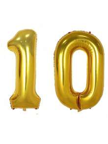 Large Metallic Foil Helium Quality Golden Balloons For Wedding Party Decorations Anniversary Celebration Birthday Bridal Shower Balloons Bulk Gold Decor