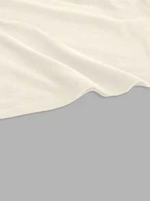 SHEIN EZwear Beige Casual Minimalist Camisole Top, Fitted For Women, Suitable For Summer