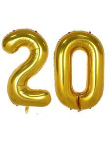 Large Metallic Foil Helium Quality Golden Balloons For Wedding Party Decorations Anniversary Celebration Birthday Bridal Shower Balloons Bulk Gold Decor