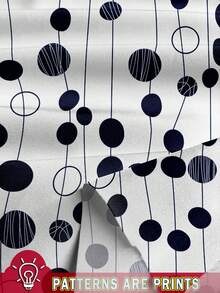 EMERY ROSE 2 件套大码女式几何印花不对称下摆吊带背心和裤子休闲装，夏季