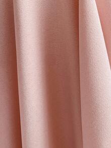 Elamini Sudadera deportiva casual con cuello asimétrico, bolsillo, puños y bajo acanalados en color rosa, manga larga, ideal para graduación, maestros y vuelta al cole en otoño - Rosa - Ver 8