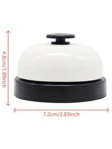 1/3pcs Of Hand Pressing Bell, Summoning Bell, Answering Bell, Front Desk Serving Bell, Dining Table Bell, Pet BellFor Bedroom,Travel,Office,School, Room & Festival Atmosphere Bell For Restaurant & Party - Multicolor - View 3