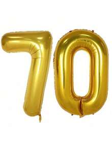 Large Metallic Foil Helium Quality Golden Balloons For Wedding Party Decorations Anniversary Celebration Birthday Bridal Shower Balloons Bulk Gold Decor