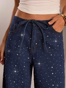 Avantive 秋冬女装 万圣节 婚礼 宾客 商务休闲 正式 生日 办公室 工作服 千禧年 鸡尾酒会 圣诞节 教师 教堂 狂欢 音乐会 派对 早午餐 节日 机场 优雅 童话风 趣味 乡村 外出 俱乐部 优雅 朴素 复古 哥特式 毕业典礼 A 字裙 性感 坏蛋 半正式 闪光 Glamrae 闪亮蓝色 水洗 低腰 宽松 直筒 阔腿 牛仔装 牛仔裤 - 藍色 - 查看 6