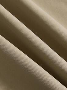 Lunelith SHEIN Lunessa Abrigo de mujer tipo trinchera vintage francés de diseño único, cuello en V, cintura con lazo, corte holgado, para primavera/otoño