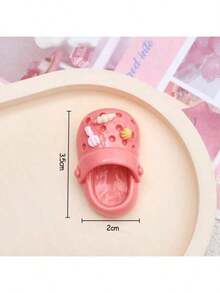 SHEIN 3/6/9/12pcs/Cartoon Slippers Accessories, Cute Decorative Plastic Oval Accessories Set, Fun Whiteboard And Office Accessories, Perfect For Home Decoration Gifts On Thanksgiving, Christmas, And Halloween