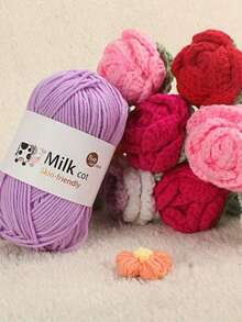 150g (Contains 3pcs) Soft Medium Thick Yarn For Handmade Knitting DIY Crafts, Handmade Gifts, Sweaters, Hats, Scarves - 彩色 - 查看 2