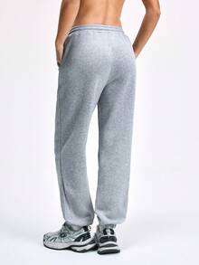 LOUNGEISTA 新款女士两件套保暖休闲抽绳运动裤家居服女士运动裤睡衣秋冬保暖裤适合居家保暖户外运动聚会，秋季服装，透气舒适家居裤 - 彩色 - 查看 2