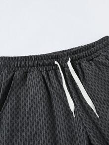 Manfinity EMRG Casual Outdoor Loose Drawstring Wide Leg Men Sweatpants