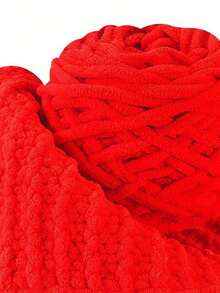 1/2/3/5 Rolls, Approx 90-100g/Pc Ice Bar Braided Single Strand Chunky Yarn For DIY Scarf, Bag, Slippers, Dolls, Blankets, Cushions, Plush Toys (Random Color)