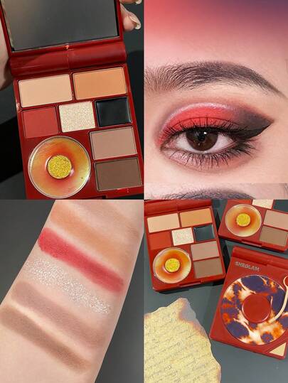 SHEGLAM Paleta De Sombras De Ojos De Vinilo Pop Color: Sunkissed Reverie, 9 Colores, Mate, Brillante, Sombra De Ojos De PigmentacióN Uniforme, Suave Y Combinable, Regalo De Verano Para El Brillos Marca Belleza Maquillaje Maquullaje CosméTica Para Mujeres NiñAs Perfecto Para Invierno Primavera Ideal Para Y2K Elegante Moda Adecuado Para CumpleañOs Regalo Fiesta Listo Mejor Color