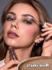 SHEGLAM Airglow Eye Tint-Starry Night Brand Beauty Makeup Face Paint Cosmetic For Women Girls Perfect For Winter Ideal For Y2K Fancy Fashion Suitable For Birthday Gift Party Ready Best Color - Starry Night - View 2