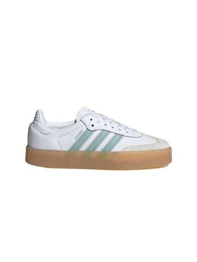 Adidas Teniși casual pentru femei Sambae, alb noros / albastru minunat / alb-gălbui JP5609