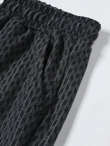 Manfinity EMRG Casual Outdoor Loose Drawstring Wide Leg Men Sweatpants