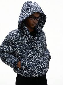 Aveloria GENKIRA New Fashionable Casual Elegant Minimalist Stand Collar Hooded Padded Coat, High-End Design Zipper Pockets Women Outerwear Fall Winter Cloth For Women - Black - View 5
