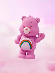 SHEIN X Care Bears 3 件立体熊形冰箱贴，冰箱贴装饰性好，适用于厨房和办公室白板 - 彩色 - 查看 2