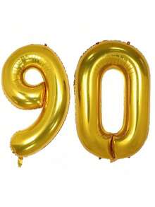 Large Metallic Foil Helium Quality Golden Balloons For Wedding Party Decorations Anniversary Celebration Birthday Bridal Shower Balloons Bulk Gold Decor