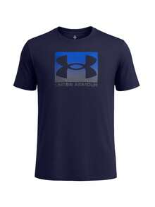 Under Armour BOXED TEE - Navy Black - View 1