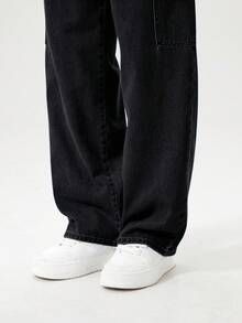 SHEIN Explorewe 青少年男孩户外休闲工装牛仔裤