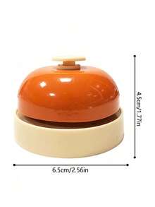 1/3pcs Of Hand Pressing Bell, Summoning Bell, Answering Bell, Front Desk Serving Bell, Dining Table Bell, Pet BellFor Bedroom,Travel,Office,School, Room & Festival Atmosphere Bell For Restaurant & Party - Multicolor - View 8