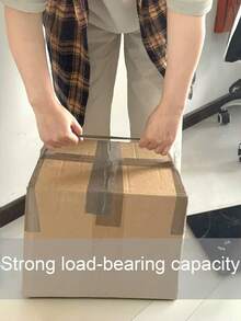 ​80 Yards Heavy-Duty Shipping Tape - 2.6 Mil Industrial Grade Box Sealing Tape, Coffee Brown Packing Adhesive For Warehouse Logistics Cold Weather Residue-Free Removal - Brown - View 4