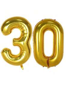 Large Metallic Foil Helium Quality Golden Balloons For Wedding Party Decorations Anniversary Celebration Birthday Bridal Shower Balloons Bulk Gold Decor