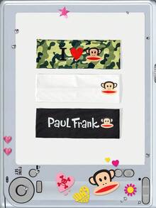 Paul Frank X ROMWE 3pcs/Set Women's Fashion Heart Cartoon Pattern Hair Bands - Multicolor - View 1